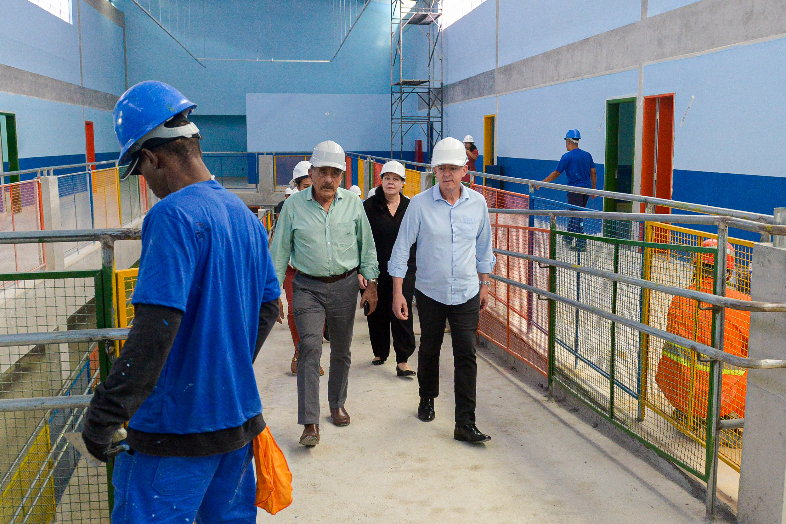 Prefeito Orlando Morando vistoria avanço das obras de ampliação da EMEB ...