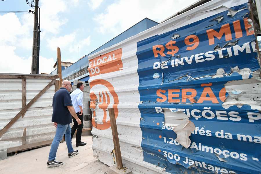 Morando faz vistoria nas obras da 3ª unidade fixa do Bom Prato no ...