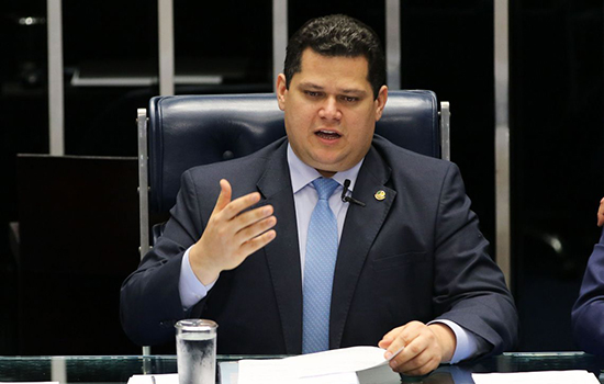 O presidente do Senado. Alcolumbre