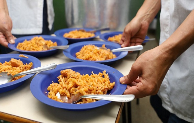 Merenda escolar. São Vicente